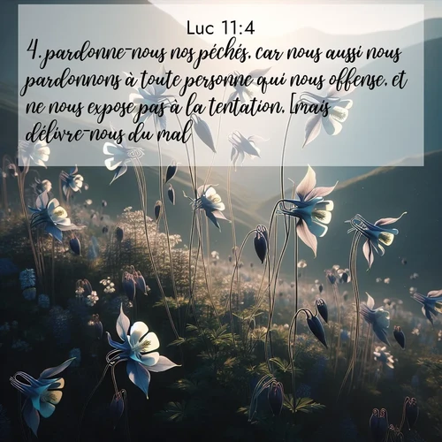 image nature avec verset biblique de la Bible