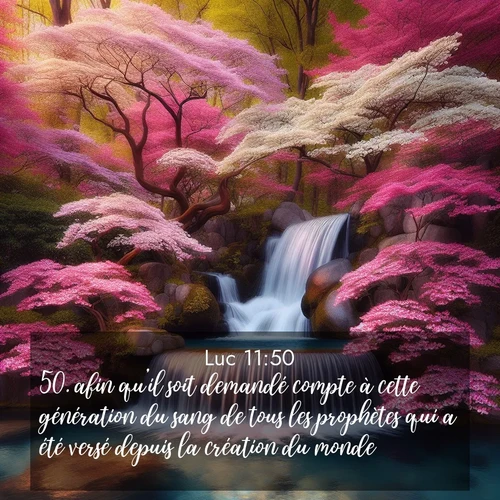 image nature avec verset biblique de la Bible