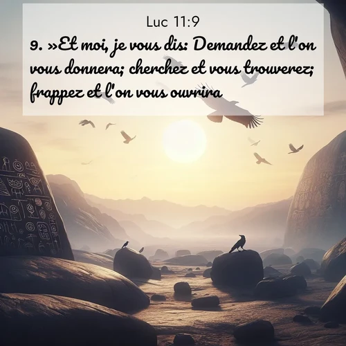 image nature avec verset biblique de la Bible