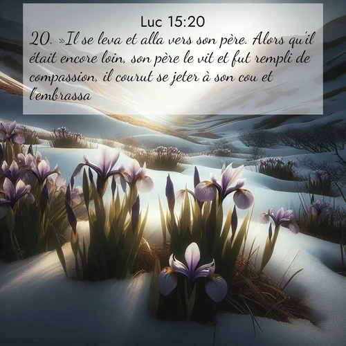 Images liées de la nature avec versets bibliques