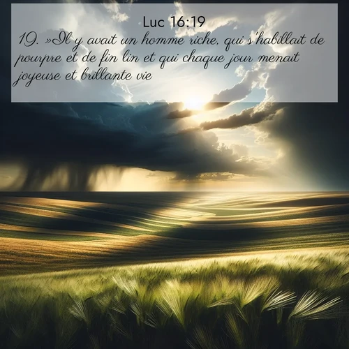 image nature avec verset biblique de la Bible