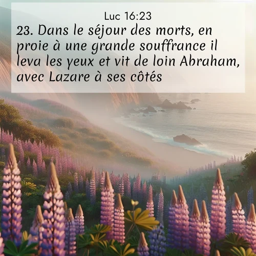 image nature avec verset biblique de la Bible