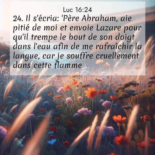 image nature avec verset biblique de la Bible