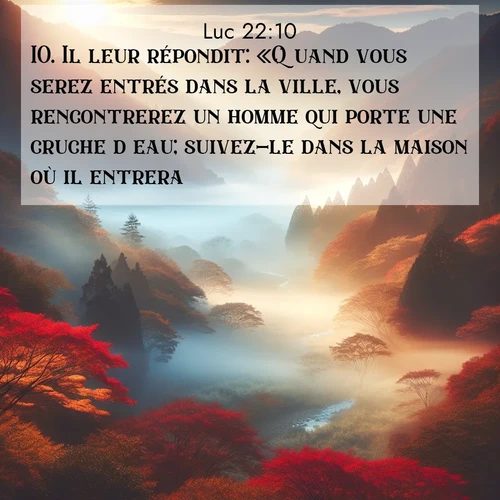 image nature avec verset biblique de la Bible