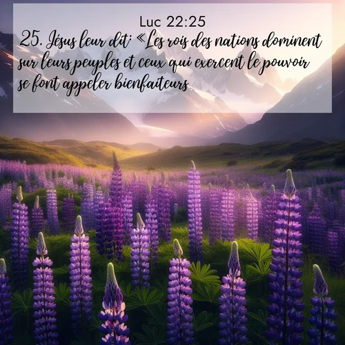 image nature avec verset biblique de la Bible