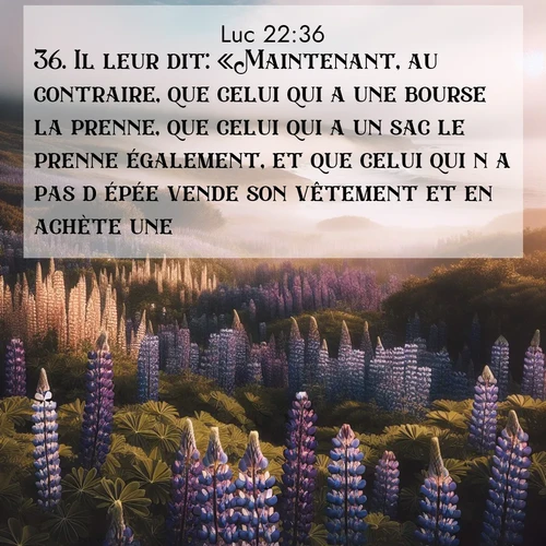 image nature avec verset biblique de la Bible