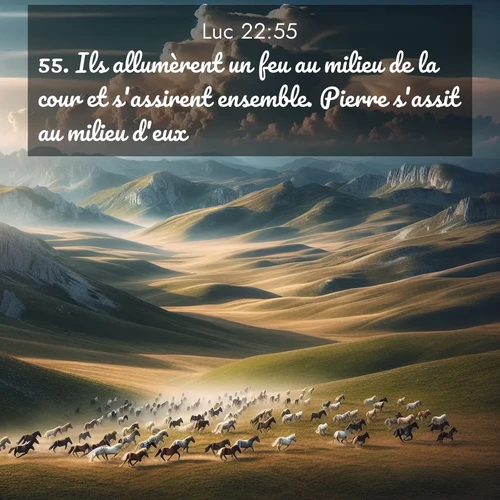 image nature avec verset biblique de la Bible