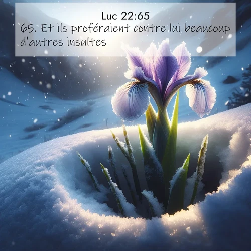 image nature avec verset biblique de la Bible