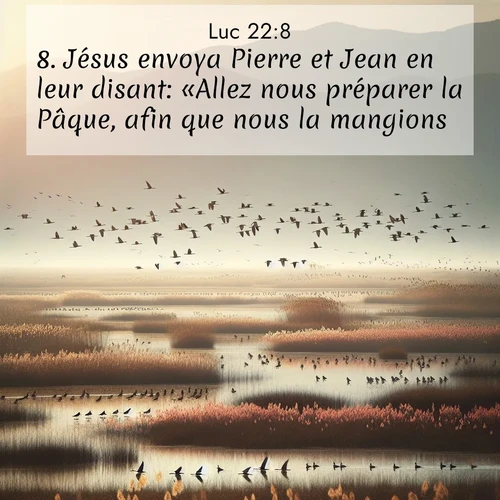 image nature avec verset biblique de la Bible