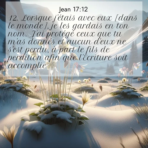 image nature avec verset biblique de la Bible