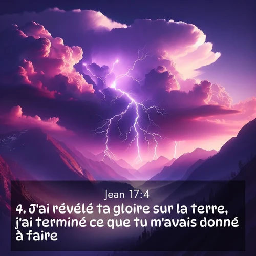 image nature avec verset biblique de la Bible