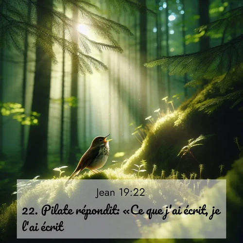 image nature avec verset biblique de la Bible