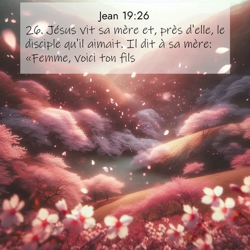 image nature avec verset biblique de la Bible