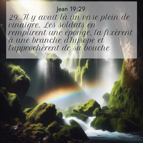 image nature avec verset biblique de la Bible