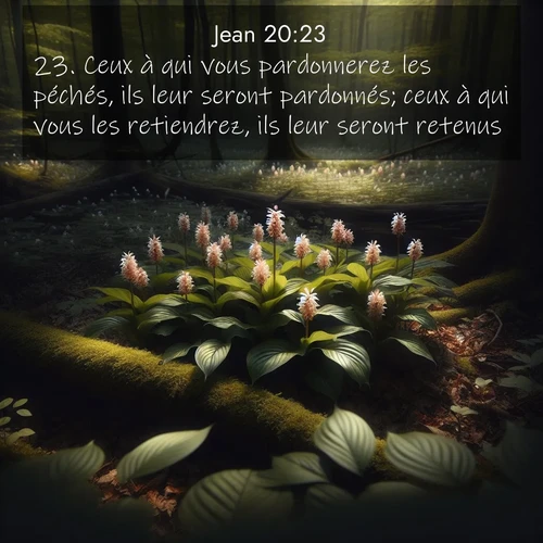 image nature avec verset biblique de la Bible