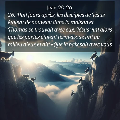 image nature avec verset biblique de la Bible