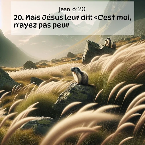 image nature avec verset biblique de la Bible