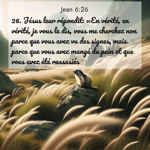 image nature avec verset biblique de la Bible