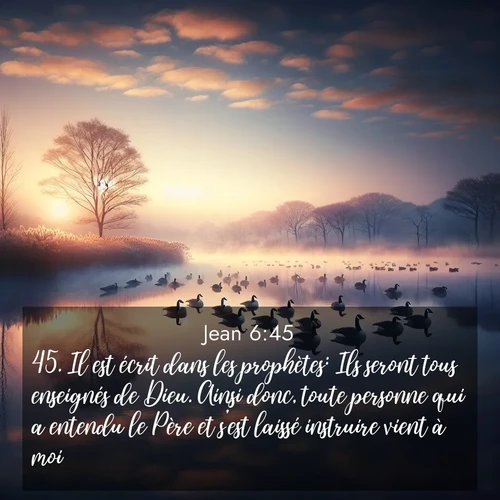 image nature avec verset biblique de la Bible
