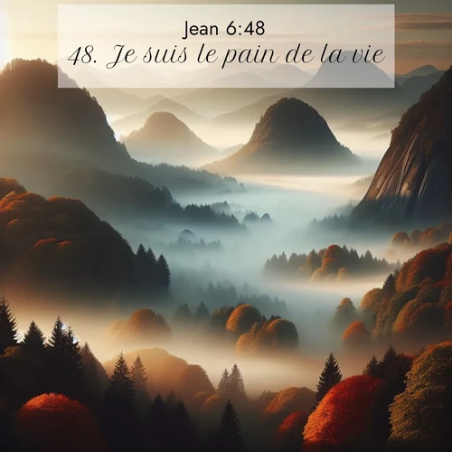 image nature avec verset biblique de la Bible