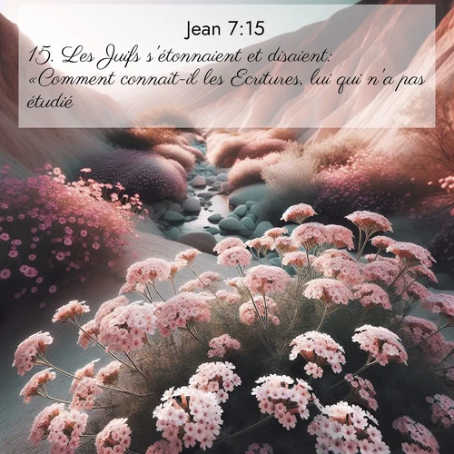 image nature avec verset biblique de la Bible