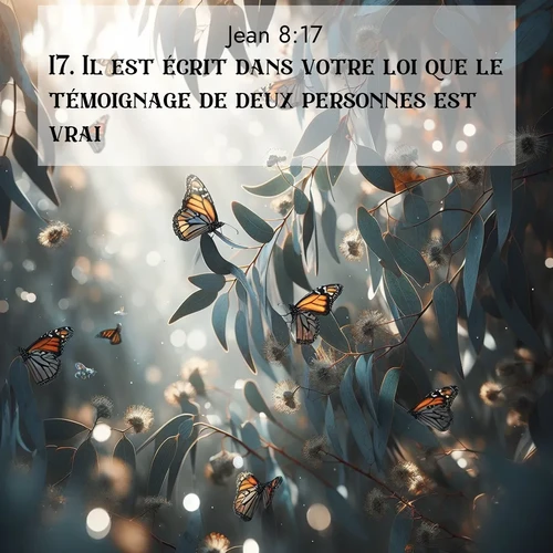 image nature avec verset biblique de la Bible