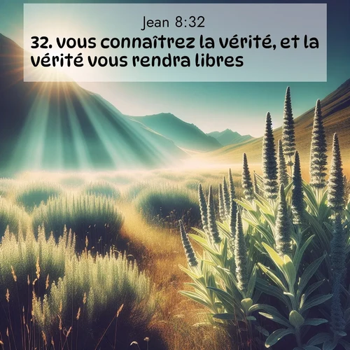 image nature avec verset biblique de la Bible