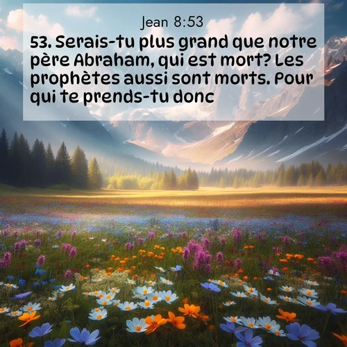 image nature avec verset biblique de la Bible