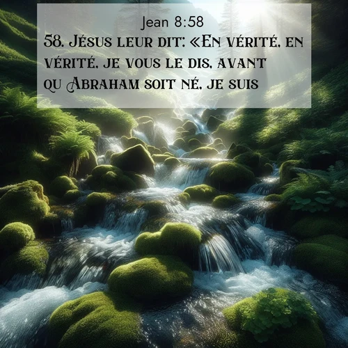 image nature avec verset biblique de la Bible