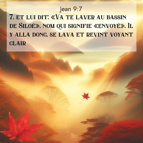 Images liées de la nature avec versets bibliques