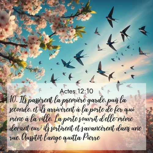 image nature avec verset biblique de la Bible