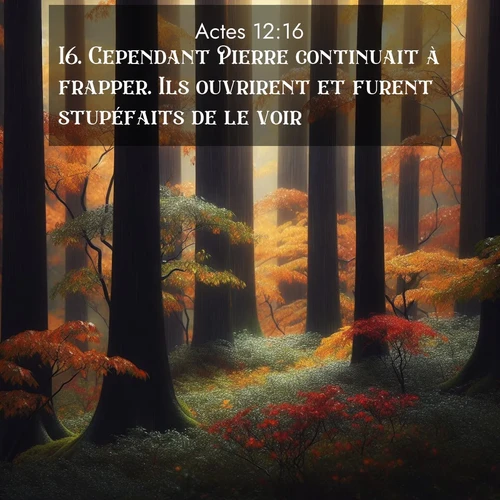 image nature avec verset biblique de la Bible