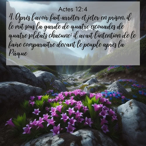 image nature avec verset biblique de la Bible