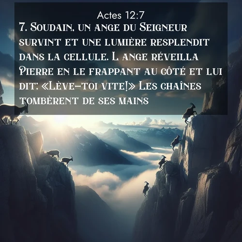 image nature avec verset biblique de la Bible