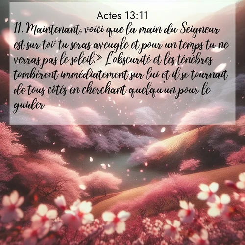 image nature avec verset biblique de la Bible
