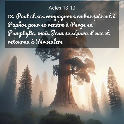 image nature avec verset biblique de la Bible