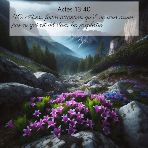 image nature avec verset biblique de la Bible