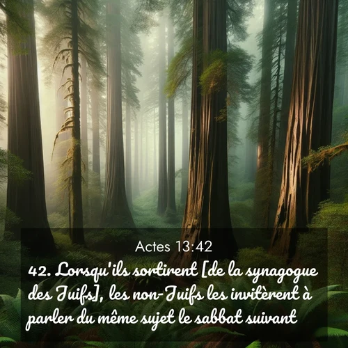 image nature avec verset biblique de la Bible