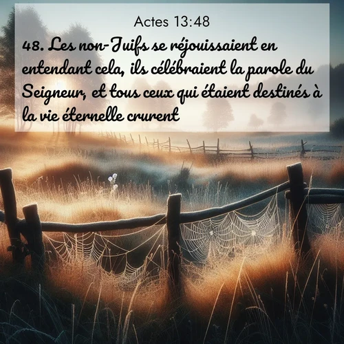 image nature avec verset biblique de la Bible