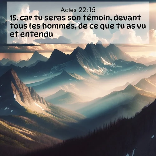 image nature avec verset biblique de la Bible