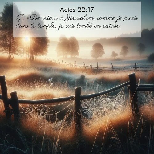 image nature avec verset biblique de la Bible