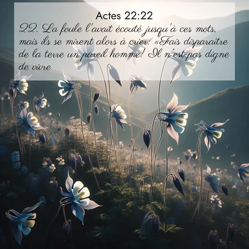 image nature avec verset biblique de la Bible