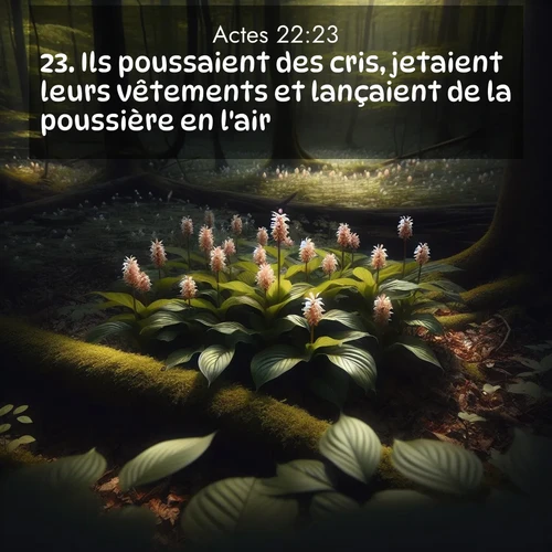 image nature avec verset biblique de la Bible