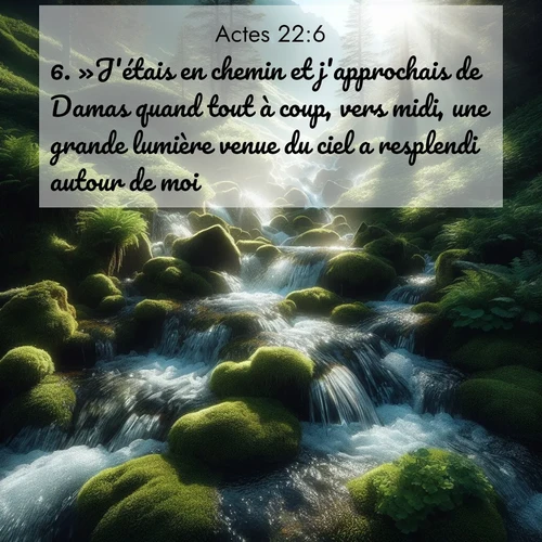 image nature avec verset biblique de la Bible