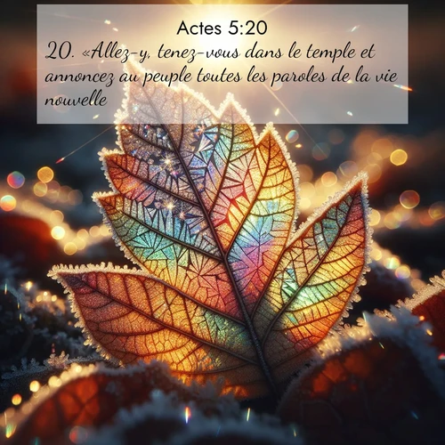 image nature avec verset biblique de la Bible