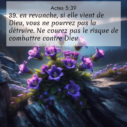 image nature avec verset biblique de la Bible