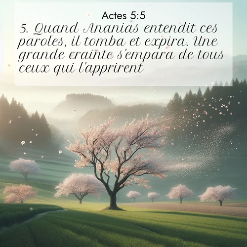 image nature avec verset biblique de la Bible
