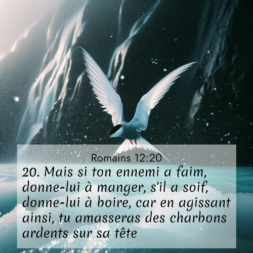 image nature avec verset biblique de la Bible