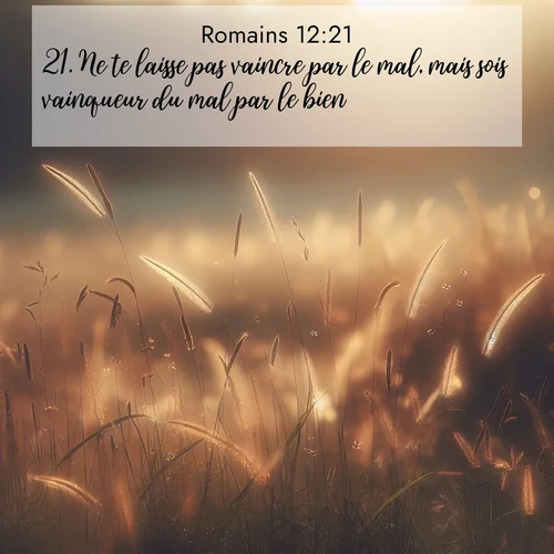 image nature avec verset biblique de la Bible