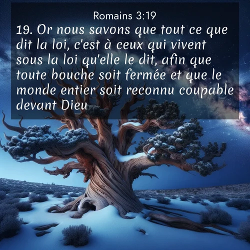 image nature avec verset biblique de la Bible